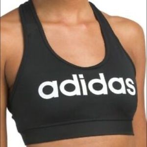 3/15 Adidas black graphic climate sports bra